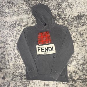 fendi rework hoodie size XXS/XS